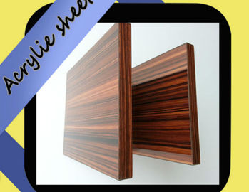 1mm Wood Grain PMMA Acrylic Sheet Cut To Size / Decorative Acrylic Sheets