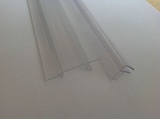 PVC / ABS /  PE Transparent PVC plastic extrusion profile / Extruded Plastic Sections