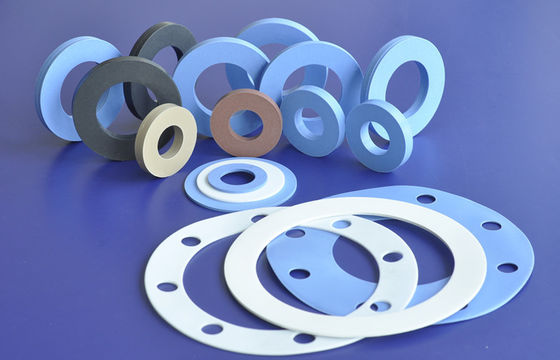 High Abrasion Resistant Virgin Ptfe Teflon Gasket Blue Color Small  Thin