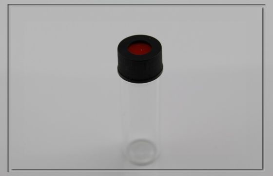 4ml Sample Glass Vials with black plastic cap / PTFE septa , D15mm×H45mm