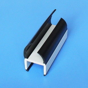 plastic Rigid  PVC Soft and Hard Co-extrusion Profile for windows / doors