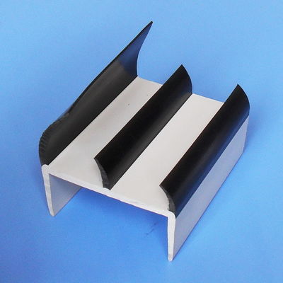 plastic Rigid  PVC Soft and Hard Co-extrusion Profile for windows / doors